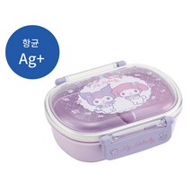[한여름] 마이멜로디 쿠로미 플라워 돔형1단 도시락 라운드 도시락 간식통, 마이멜로디 쿠로미 1단 도시락