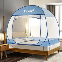 미세방충망 모기잡는법 다이소 미세 침대텐트 암막 방충망, 테미소야 블루 단문 송풍봉_1.2m(4인치) 침대