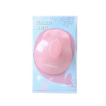캣츠모리 반려동물 마사지 브러쉬 고래빗, 핑크, 2개