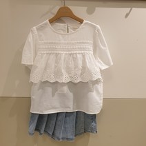 일로딜로 부평점 22년 여름신상 30% 예쁜 블라우스와 랩 스커트 느낌이 나는 치마바지가 셋트인 상하복