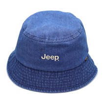 [JEEP] 지프 데님 진청 워싱 버킷햇 (JN3GCU931)