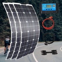 유연한 태양 전지 패널 컨트롤러 RV 보트 자동차 가정 캠핑용 12V 24V 배터리 충전기 100W 200W 300W 400W 18V 695467, 300W KIT 695467