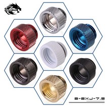 쿨러 쿨링 팬 써멀 구리스 패드 Bykski B EXJ 7.5mm 50mm 남성 여성 익스텐더 피팅 부티크 다이아몬드 패턴 G1 4 남성 여성 피팅 스타일 수냉