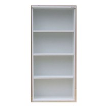 드림퍼니처 깊이24cm4단책장 4단수납장 공간박스 피규어 레고 진열장, 깊이24cm가로50cm4단책장 화이트