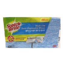 스카치브라이트 빨아쓰는 다용도 행주 겸 청소포 100매, 100매입, 1팩