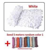 야외차양차광막그늘막 더블 보강 그물 사냥 훈련 네트 커버 자동차 텐트 멀티 사이즈, white+3x9m