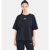 [언더아머 본사]여성 APAC 오버사이즈 반팔 2.0 1376552-001