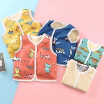 투에스벅 아동 뜨끈 보온 기모 보온 조끼 3-6세