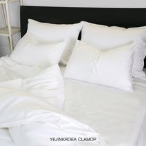 프리미엄 60수 299T 호텔 매트커버 White Plain