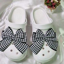 왕리본 2개 실내화 슬리퍼 신발 악세사리