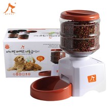 마이펫 퍼펙트 자동급식기 다크오렌지, 1개