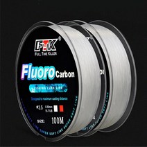 Fluoro 민물 바다 낚시줄 카본 목줄 라인, 3.0호, 핑크