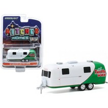 모형트레일러 다이캐스트 GL 1:64 1971 에어스트림 더블 액슬 여행 트레일러 합금 모델 자동차 다이캐스트, 한개옵션0