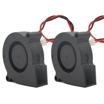 시로코팬 인라인 팬 3D 프린터 부품 5015 송풍기 12V 24V 0.1A 터보 냉각 5cm 50x50x15mm 검정색 플라스틱 압출기 1 개 116311, 1PC 5015 24v