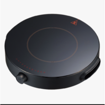 베이직 1구 원형 인덕션 핫플레이트 전기렌지, hls-2001t