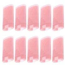 Minsily 20피스 15ml 빈 플라스틱 데오도란트 용기 타원형 립밤 튜브 14.2g(0.5온스) 스틱 트위스트 업 리필 가능한 BPA 프리 DIY 홈메이드 립스틱 크레용 챕스
