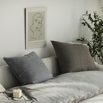 아망떼 소울메이트 플란넬 극세사 쇼파토퍼 목화솜충전