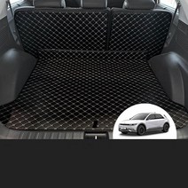 인스톨 아이오닉5 프리미엄 트렁크매트, 아이오닉5 트렁크매트_일체형(블랙+브라운(실)), 현대