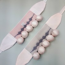아이색동 한복소품 돌띠 여아한복 돌복