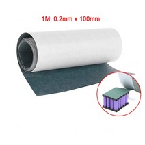 자동차 가스켓 너비 1m 50mm 180mm 18650 배터리 절연 개스킷 보리 종이 셀 접착제 패치 전극 패드, [06] 1M 0.2x100mm