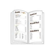 을지메뉴 무테투명 속지케이스 _L 10P, L(12P)