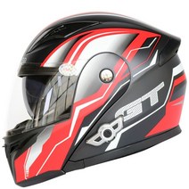 바이크 부품 DOT 승인 플립 업 오토바이 헬멧 이중 안개 방지 바이저 블루투스 헤드셋 내장 분리형 라이너, 07 7_01 M