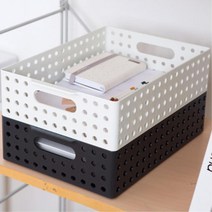 논슬립 손잡이 바스켓 정리함 수납함 공간박스, RD
