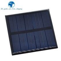 배터리 휴대 전화 충전기에 대 한 1pcs 60mm 태양 전지 패널 5.5v 80ma 0.44w 미니 태양계 diy