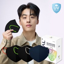 아임리얼 믹스매치 컬러 마스크 중형 30매, 네이비크림, 30매입