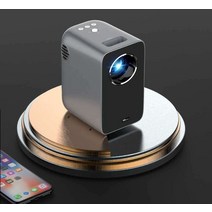 초고화질 4K 빔 프로젝터 홈 침실 극장 시어터 UHD, 스마트 안드로이드버전 1000안시