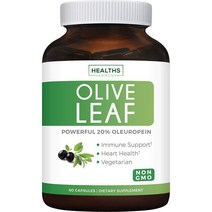 Healths 올리브잎 추출물 750mg 60캡슐-올유로핀 Olive Leaf Extract (Non-GMO) 20% Oleuropein (미국배송), 1개, 200ml