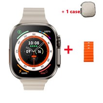 ZD8 울트라 맥스 스마트 워치 시리즈 8 49mm 티타늄 합금 바디 2.0 quot 망막 스크린 BT 전화 NFC ECG IP68 방수, GPS, 30cm, J, ZD8 ultra