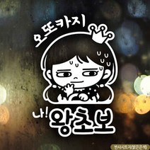 [여로] 자동차스티커 오또카지 나왕초보 반사시트지 초보운전스티커 아기차량스티커 차량용스티커주문제작 아