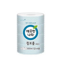 점보롤 점보롤화장지 업소용화장지 1겹 4개입 500m, 1개