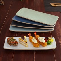 [소야도자기] 아름 직사각접시 그릇(소) 핸드메이드 도자기그릇, 상세 설명 참조