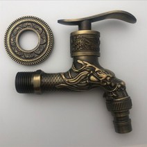슬림수전 엔틱 전화기 샤워기 거위목 일반수도꼭지골동품 청동 세탁기 크레인 장식 야외 수도꼭지 빈티지, 07 09