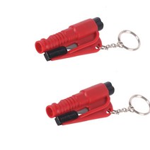프로스모먼트 차량용 탈출 망치 1+1, red 1p, 2개