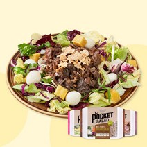 포켓샐러드 6일 패키지 불고기2+숯불갈비2+훈제오리2, 240g, 6팩