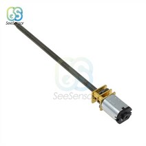인테리어DC 3V/6V/12V N20 미니 마이크로 메탈 기어 모터 샤프트 M4 * 100 15/30/60/100/150/200/300/400/5, 06 200_01 3 볼트
