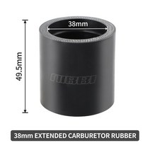 NIBBI 바이크 오토바이 기화기 고무 어댑터 흡입구 파이프 Manifold 33/34/38/46mm Keihin Mikuni PE PWK 카브, [03] 38mm Lengthening