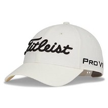 타이틀리스트(Titleist) 남성 골프 모자 투어 클래식 캡 TH22WTCLA BKWT, 펄   블랙