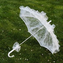 레이스 우산 투명 프릴 예쁜 개화기 웨딩 촬영소품