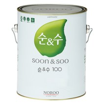 노루페인트 수성페인트 순&수100 4L, 1개, 카키5