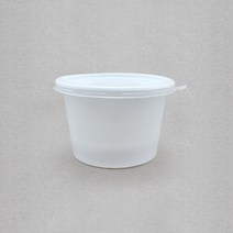 더팩 105파이 백색(대) 국물용기 소스용기 500개 1000개, 1세트