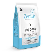 바우와우 닭고기&연어살 반습식사료 비타민A 타우린 고양이사료 제니스캣(헤어볼케어) 1.2kg x 3개 3.6kg