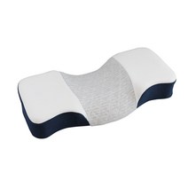 경추베개 세탁가능 높이조절가능 3D메모리폼 스트레스해소 수면개선 경추베개 그래핀에어백2, 그래핀_네이비메쉬(일반형)