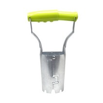 고추심는기계 한손모종이식기 스테인레스 스틸 묘목 이식기 농업 이식 묘목 도구 정원 야채, 초록