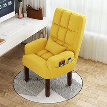 국민수유의자 임산부의자 리클라이너 1인용 독서 의자 가정용, 키높이 강황색(다리높이 30cm)