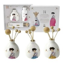도자기 디퓨져 선물 KUC 신윤복 미인도, 상품선택, 노랑