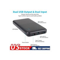 Unbranded 50000mAh 슬림 보조베터리 휴대용 외장 배터리 백업 충전기 휴대폰